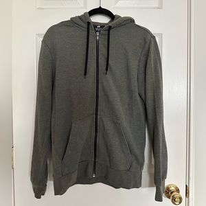 H&M Hooded Regular Fit Zip Up Jacket